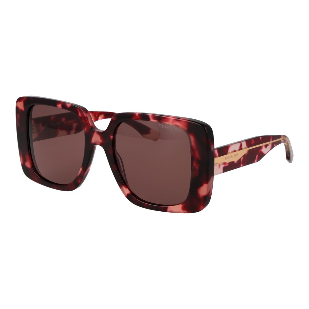 Trussardi Burgundy Acetate Sunglasses | Regal Royce
