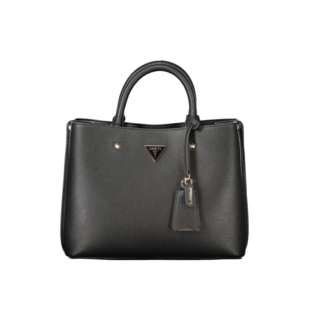 Guess Jeans "Black Polyurethane Womens Bag" | Regal Royce