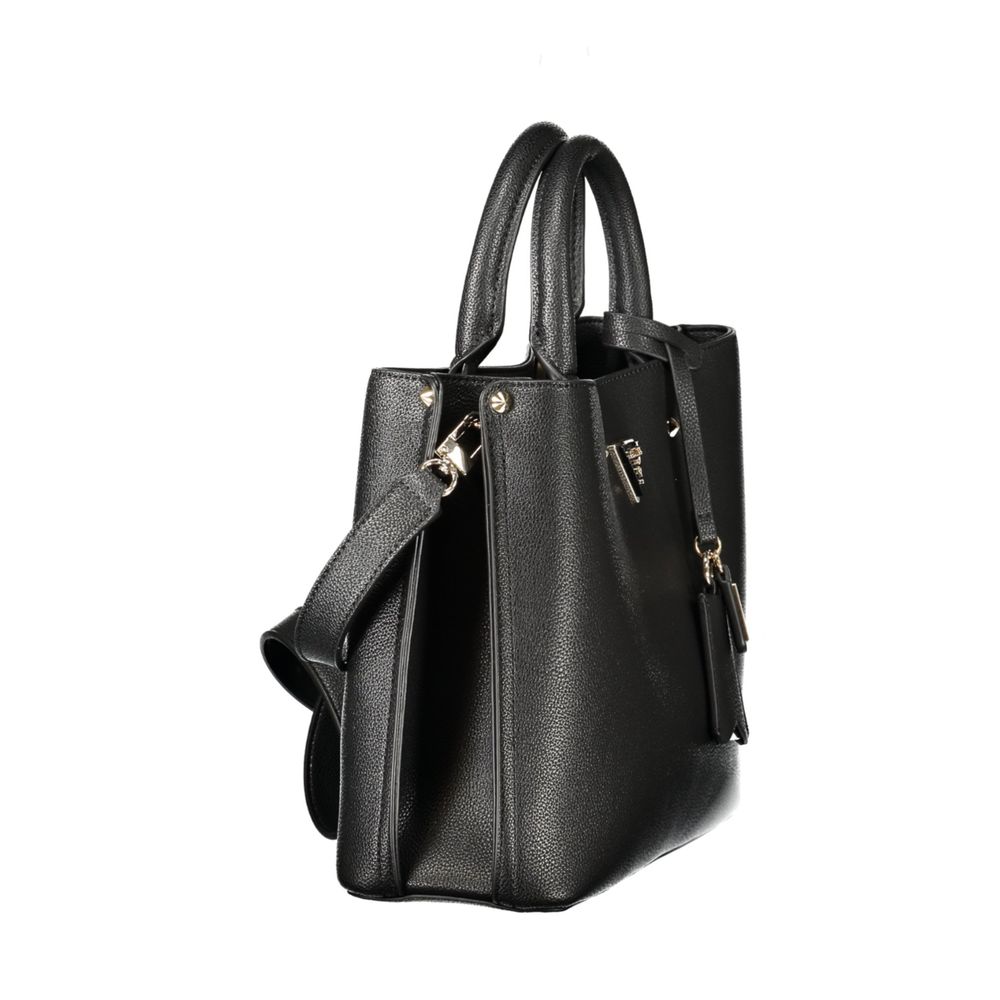 Guess Jeans "Black Polyurethane Womens Bag" | Regal Royce
