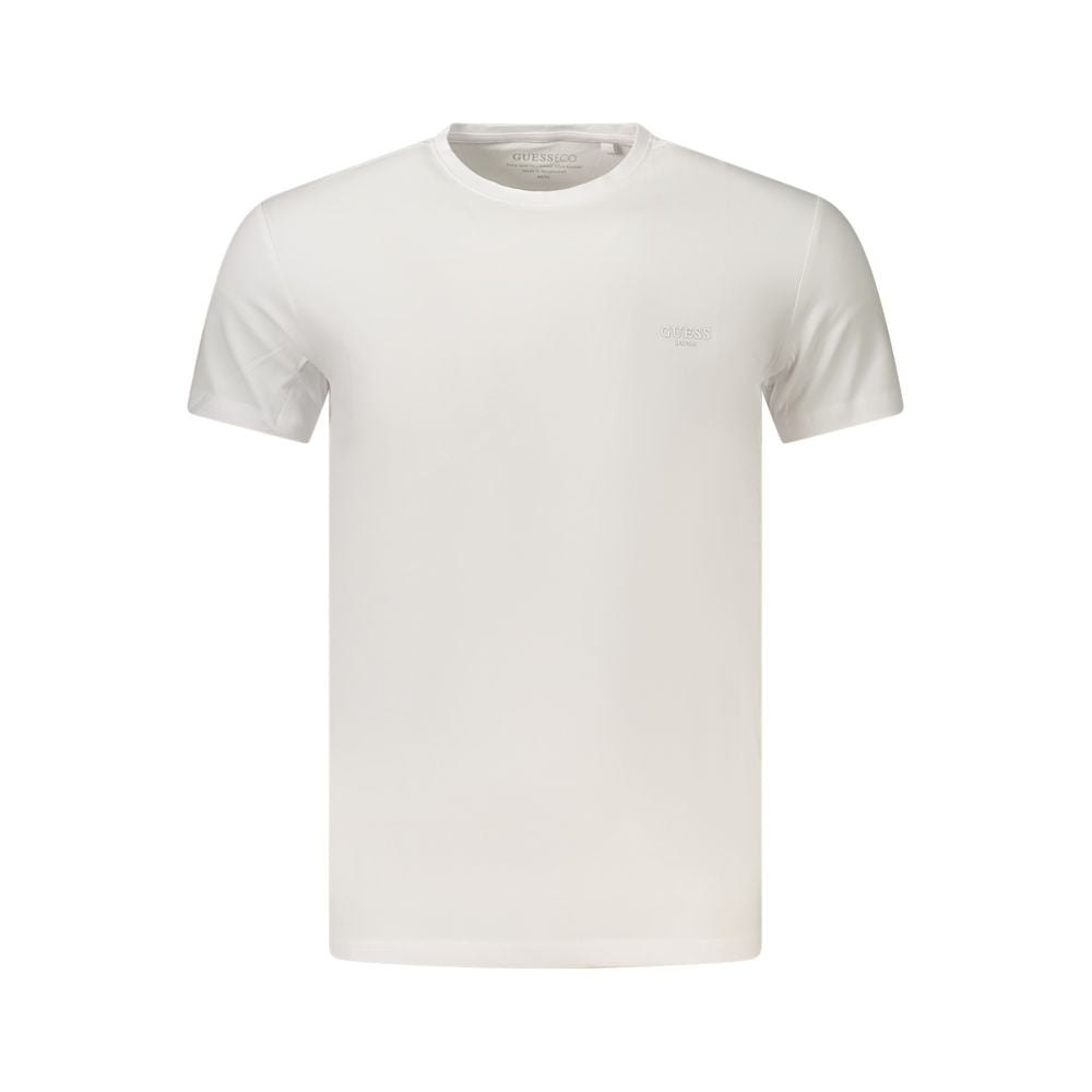 Guess Jeans White Cotton Men's T-Shirt | Regal Royce