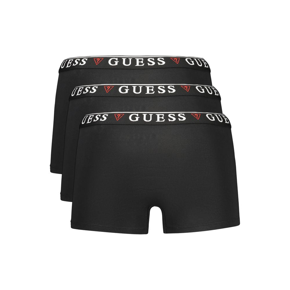 Guess Jeans Black Cotton Men Underwear | Regal Royce
