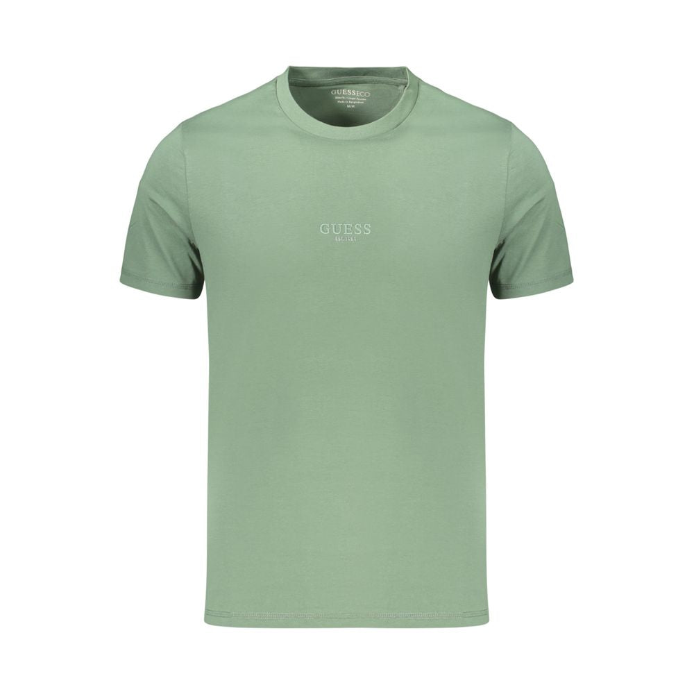 Guess Jeans Green Cotton Men's T-Shirt | Regal Royce
