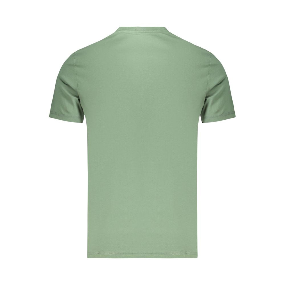 Guess Jeans Green Cotton Men's T-Shirt | Regal Royce