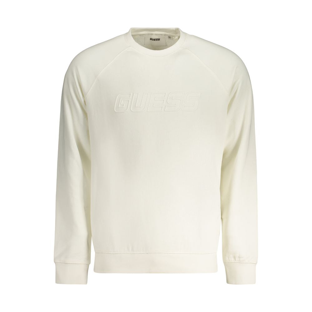Guess Jeans White Cotton Men's Sweatshirt | Regal Royce