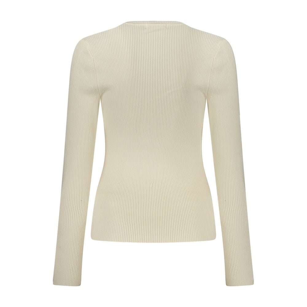 Guess Jeans Bianco Viscose Women Sweater | Regal Royce