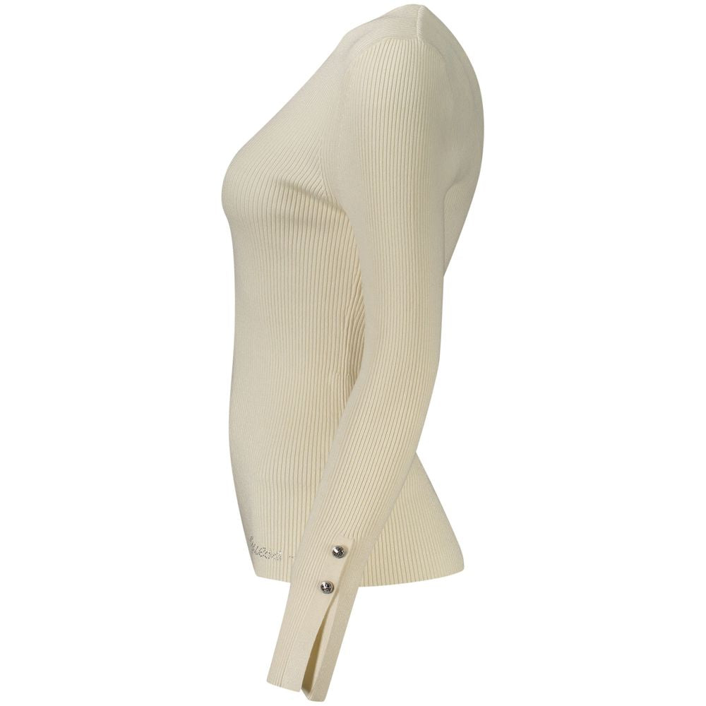 Guess Jeans Bianco Viscose Women Sweater | Regal Royce