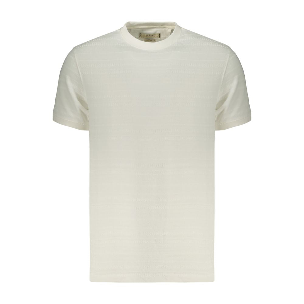 Guess Jeans Bianco Cotton Men's T-Shirt | Regal Royce