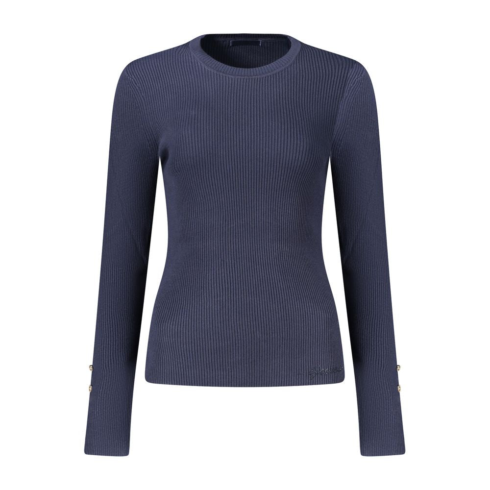 Guess Jeans Blue Viscose Women's Sweater | Regal Royce