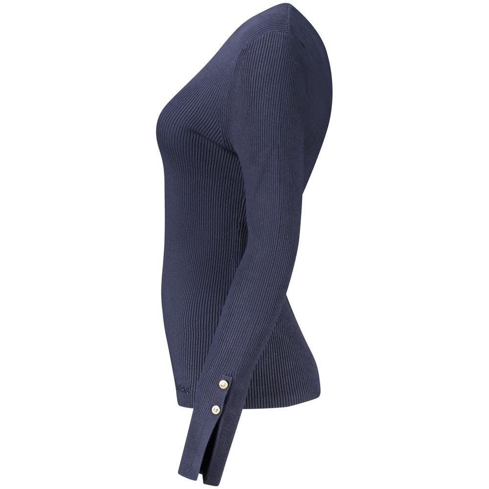 Guess Jeans Blue Viscose Women's Sweater | Regal Royce