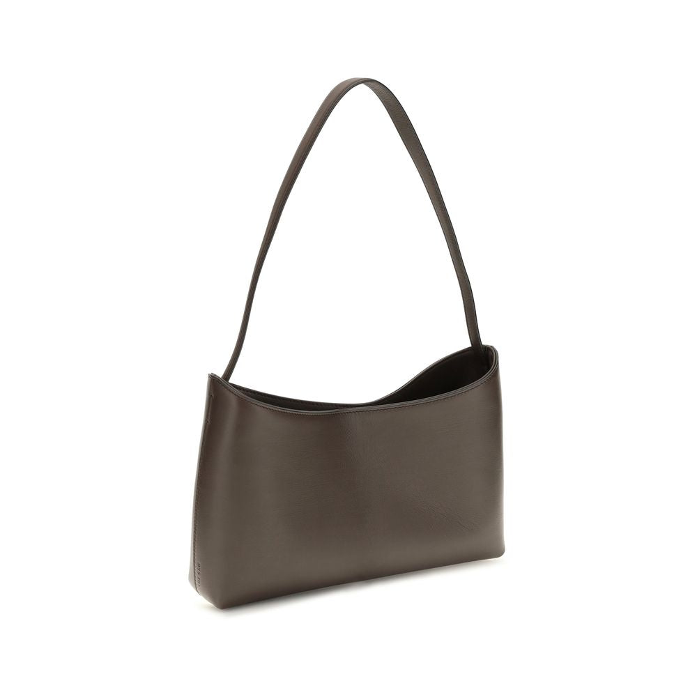 The Row Brown Calf Leather Bos Taurus Shoulder Bag | Regal Royce