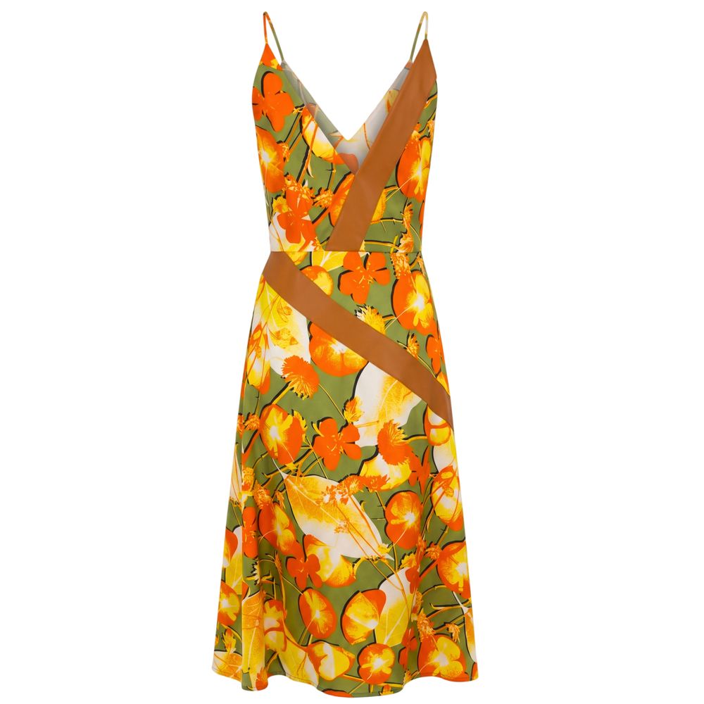 Trussardi Yellow Silk Women Dress | Regal Royce