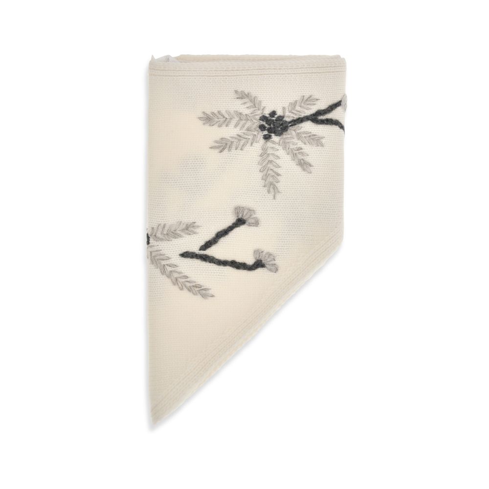 P.A.R.O.S.H. Beige Wool Oves Aries Scarf | Regal Royce