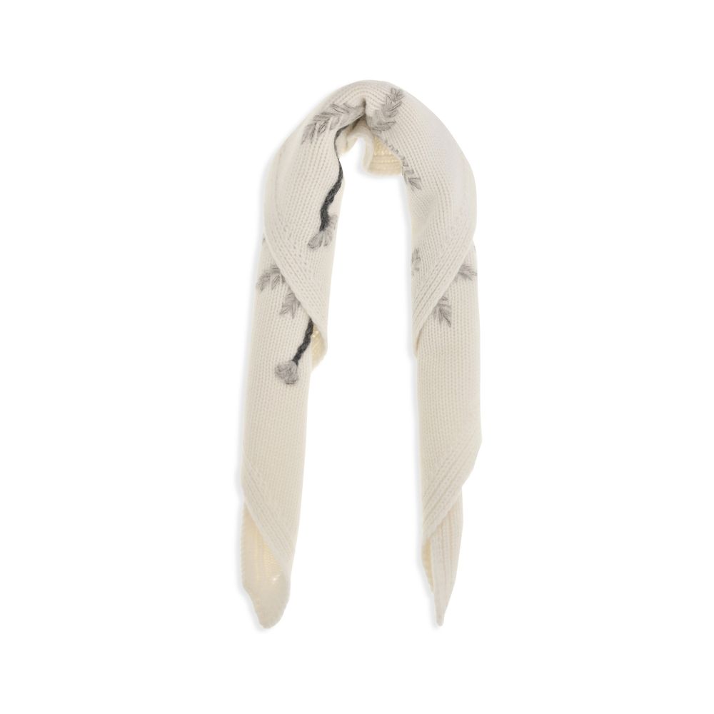 P.A.R.O.S.H. Beige Wool Oves Aries Scarf | Regal Royce
