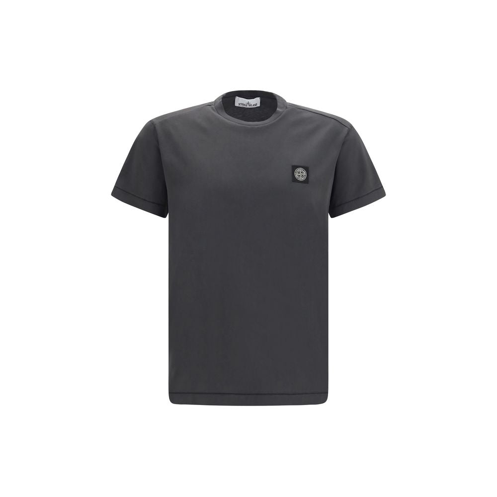 Stone Island Gray Cotton T-Shirt | Regal Royce