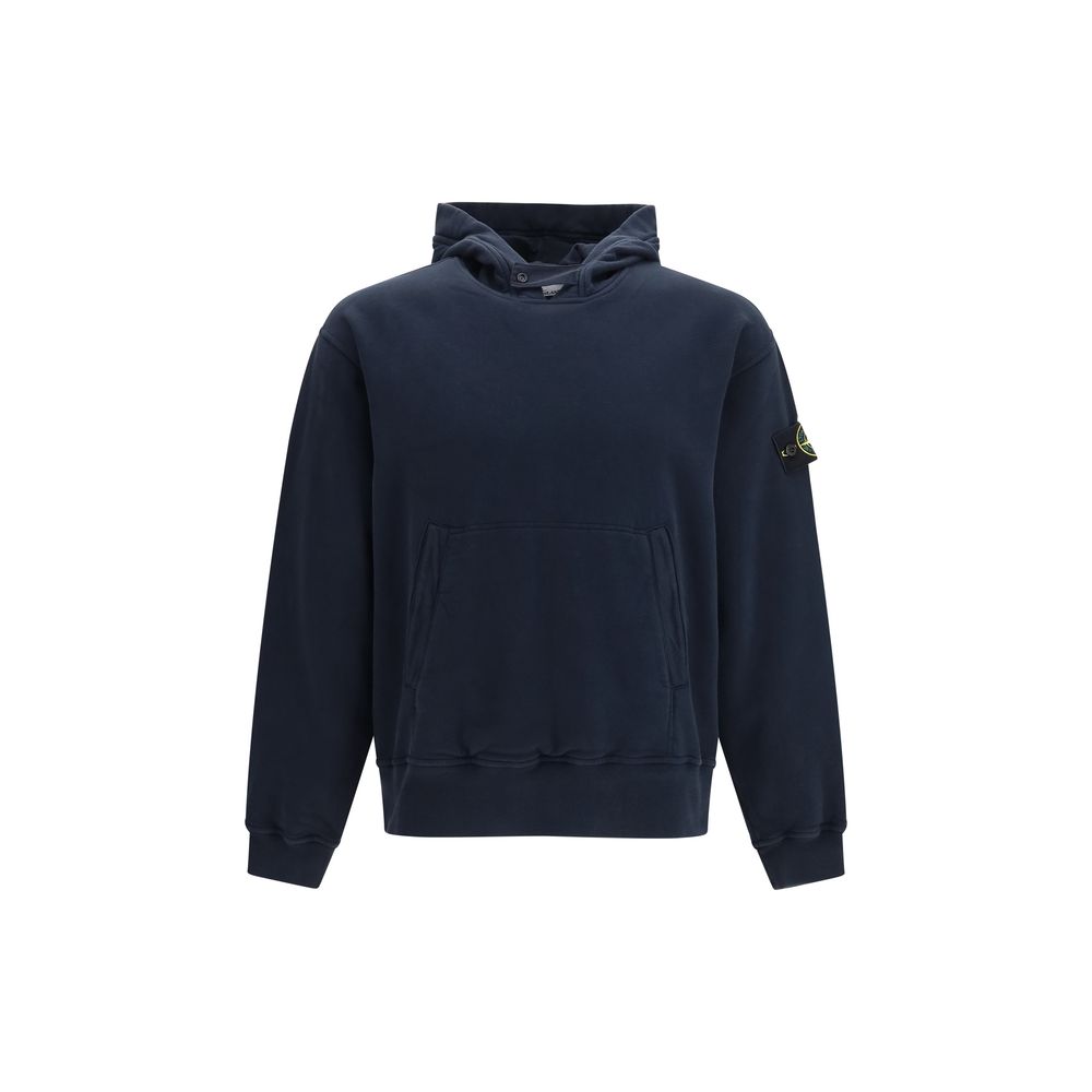 Stone Island Blue Cotton Sweatshirt | Regal Royce