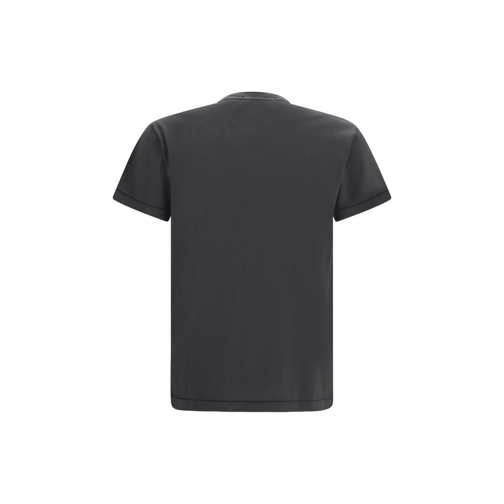 Stone Island Gray Cotton T-Shirt | Regal Royce