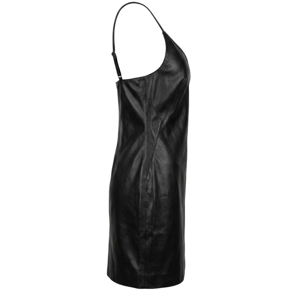 Trussardi Jeans Black Polyester Women Dress | Regal Royce
