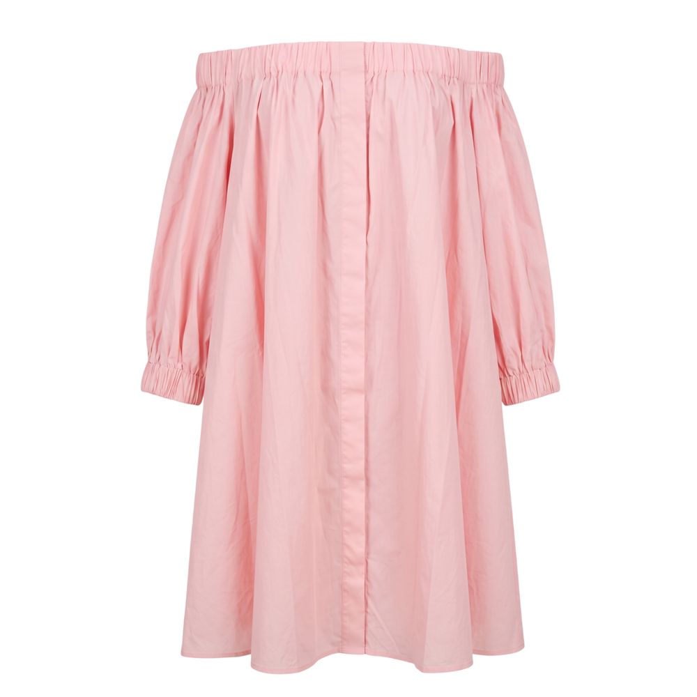 Trussardi Jeans Pink Cotton Women Dress | Regal Royce