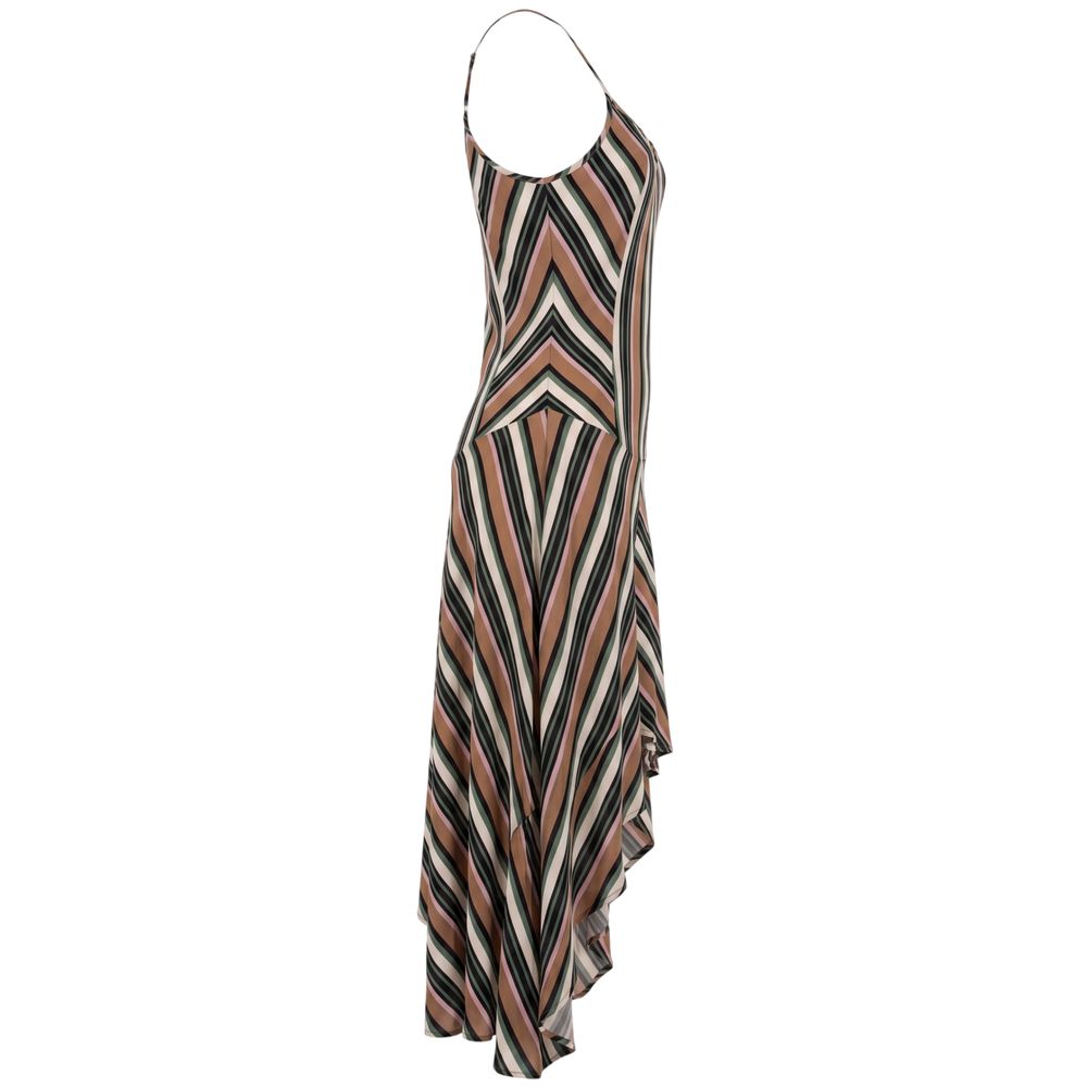 Trussardi Jeans Brown Viscose Women Dress | Regal Royce