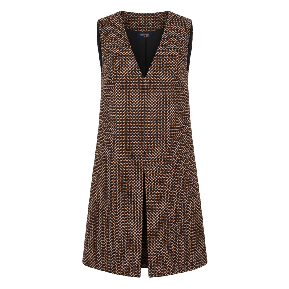 Trussardi Jeans Beige Polyester Women Dress | Regal Royce