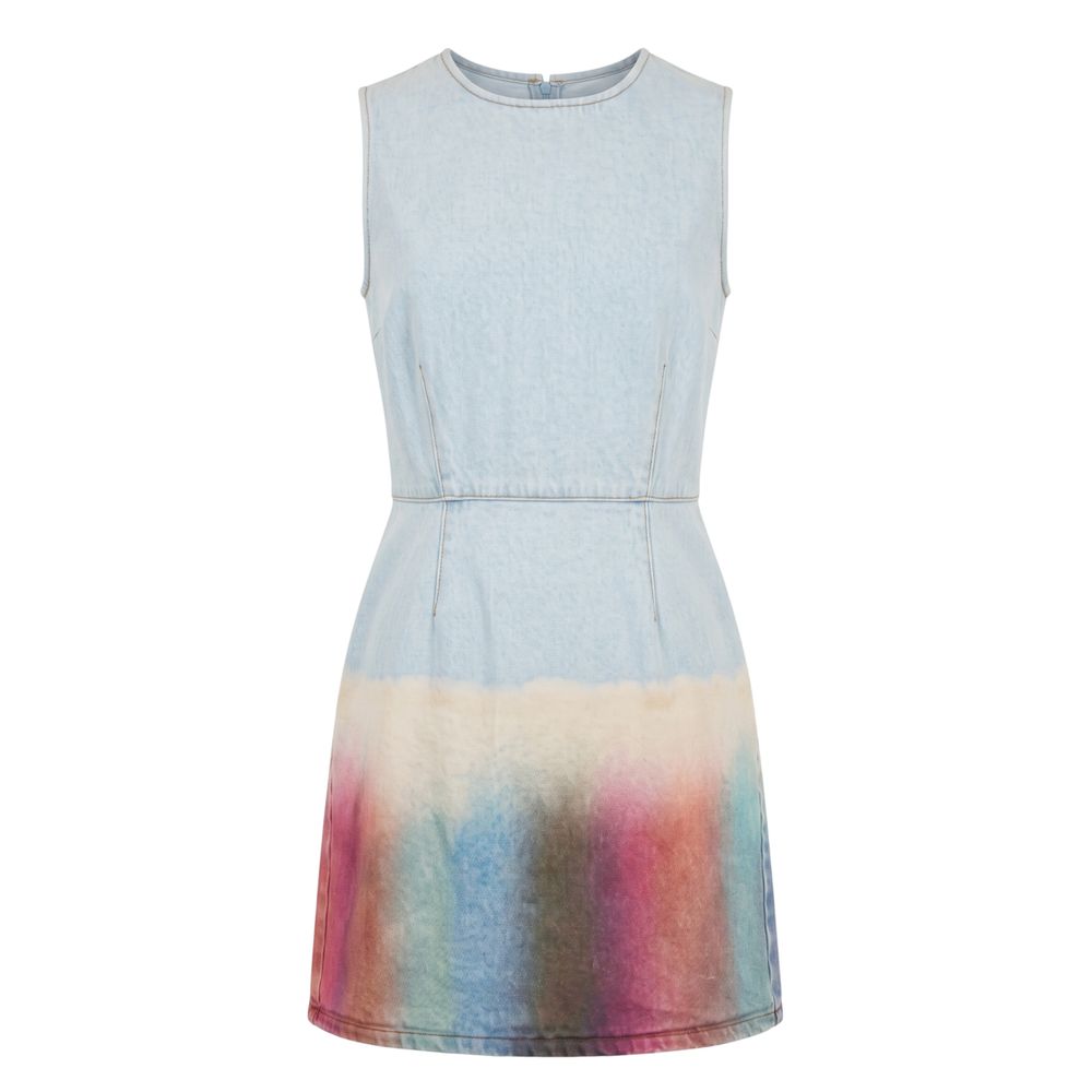 Trussardi Jeans Blue Cotton Women Dress | Regal Royce