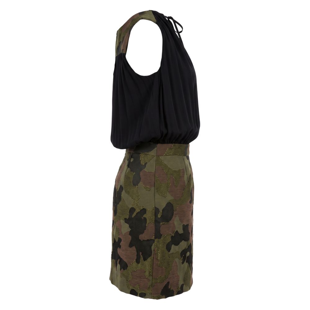 Trussardi Jeans Black Cotton Women's Dress | Regal Royce