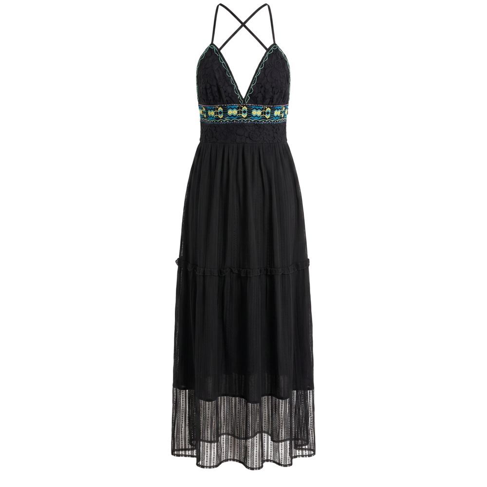 Trussardi Jeans Black Cotton Women Dress | Regal Royce