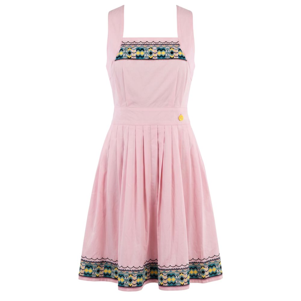 Trussardi Jeans Pink Cotton Women Dress | Regal Royce