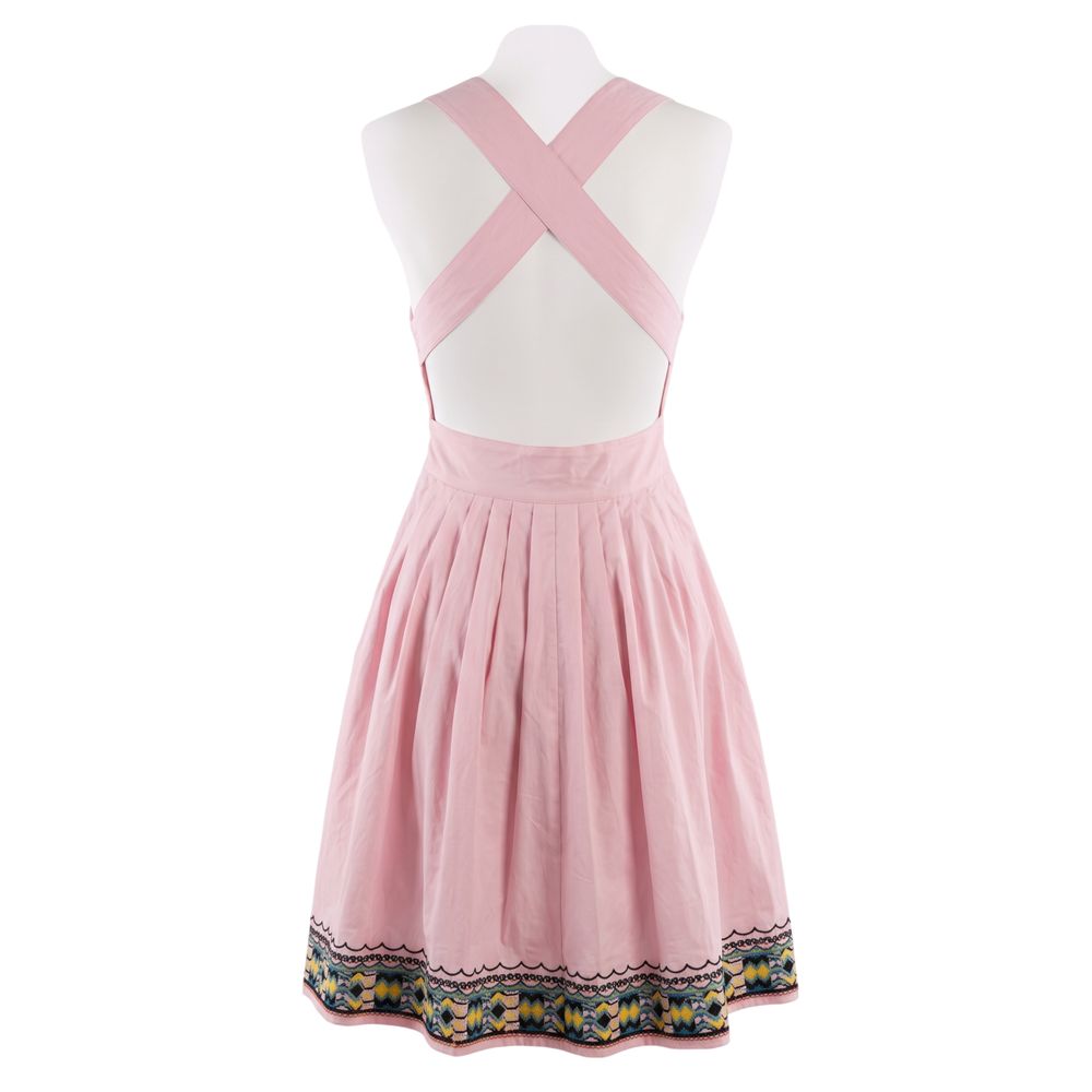 Trussardi Jeans Pink Cotton Women Dress | Regal Royce