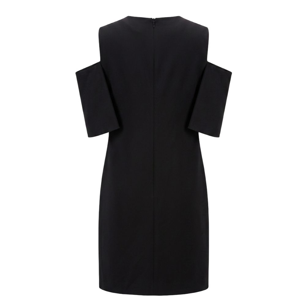 Trussardi Jeans Black Polyester Women Dress | Regal Royce