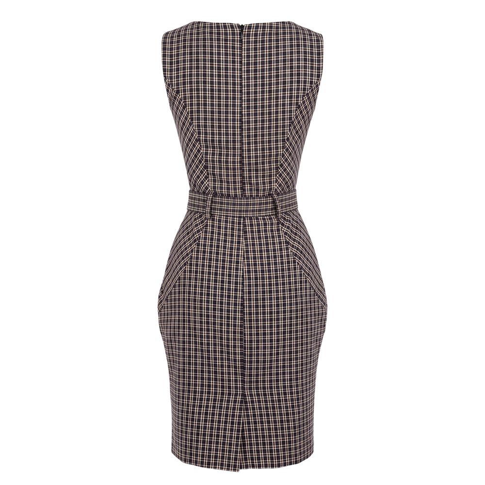 Trussardi Jeans Black Cotton Women Dress | Regal Royce