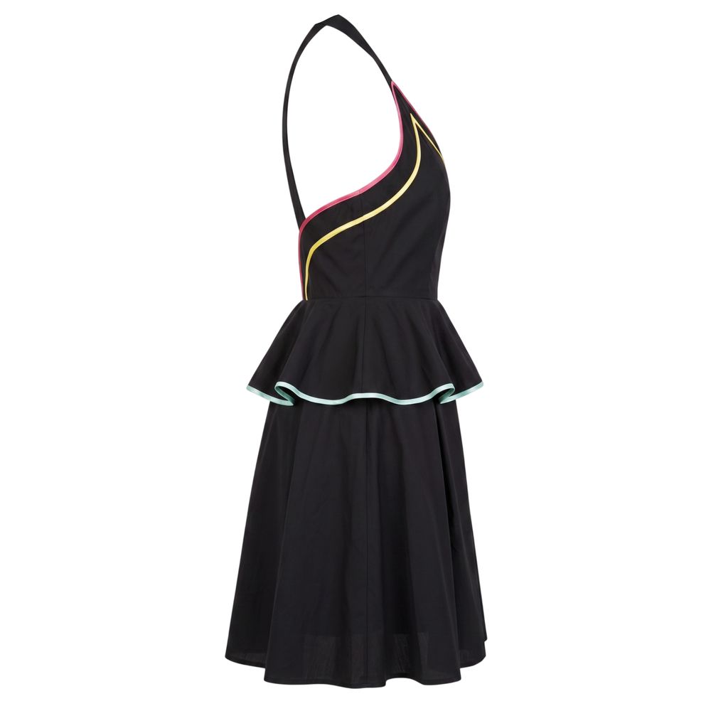Trussardi Jeans Black Cotton Women's Dress | Regal Royce