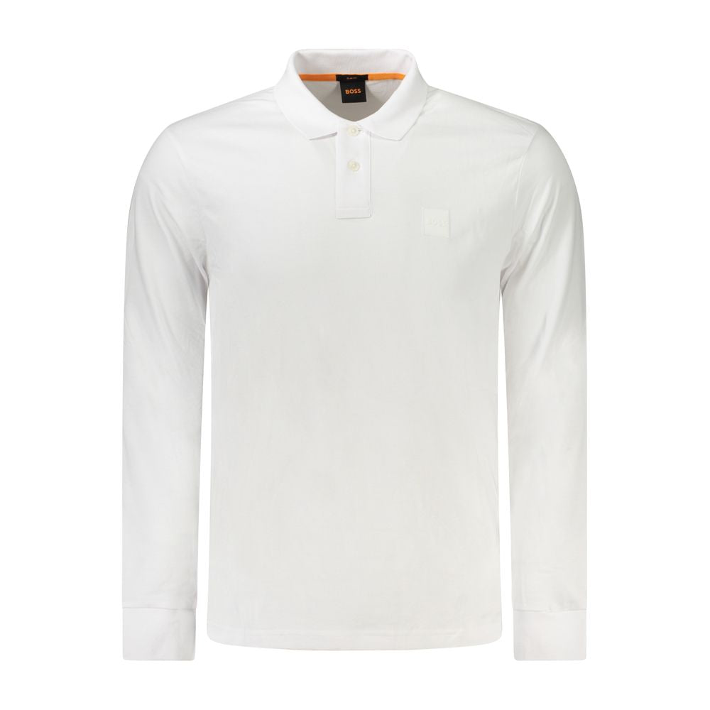 Hugo Boss Bianco Cotton Men's Polo | Regal Royce