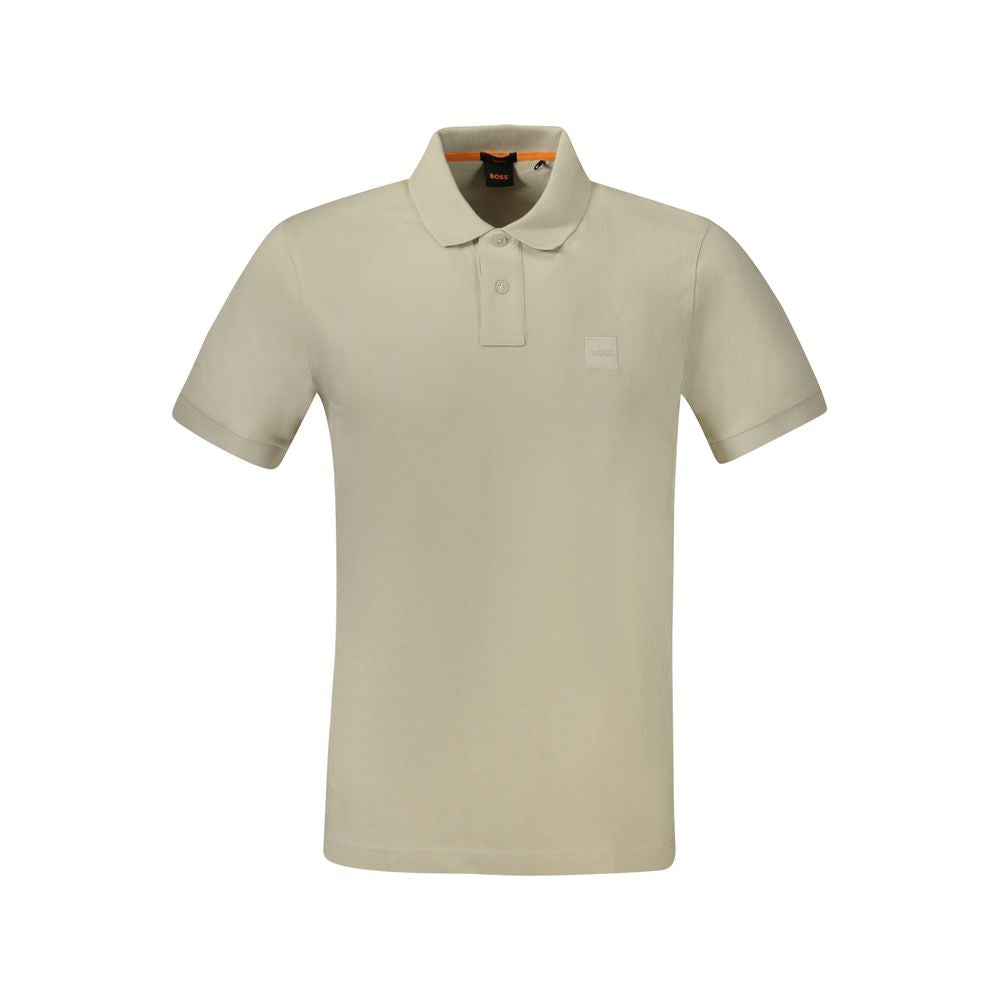 Hugo Boss Beige Cotton Men's Polo | Regal Royce
