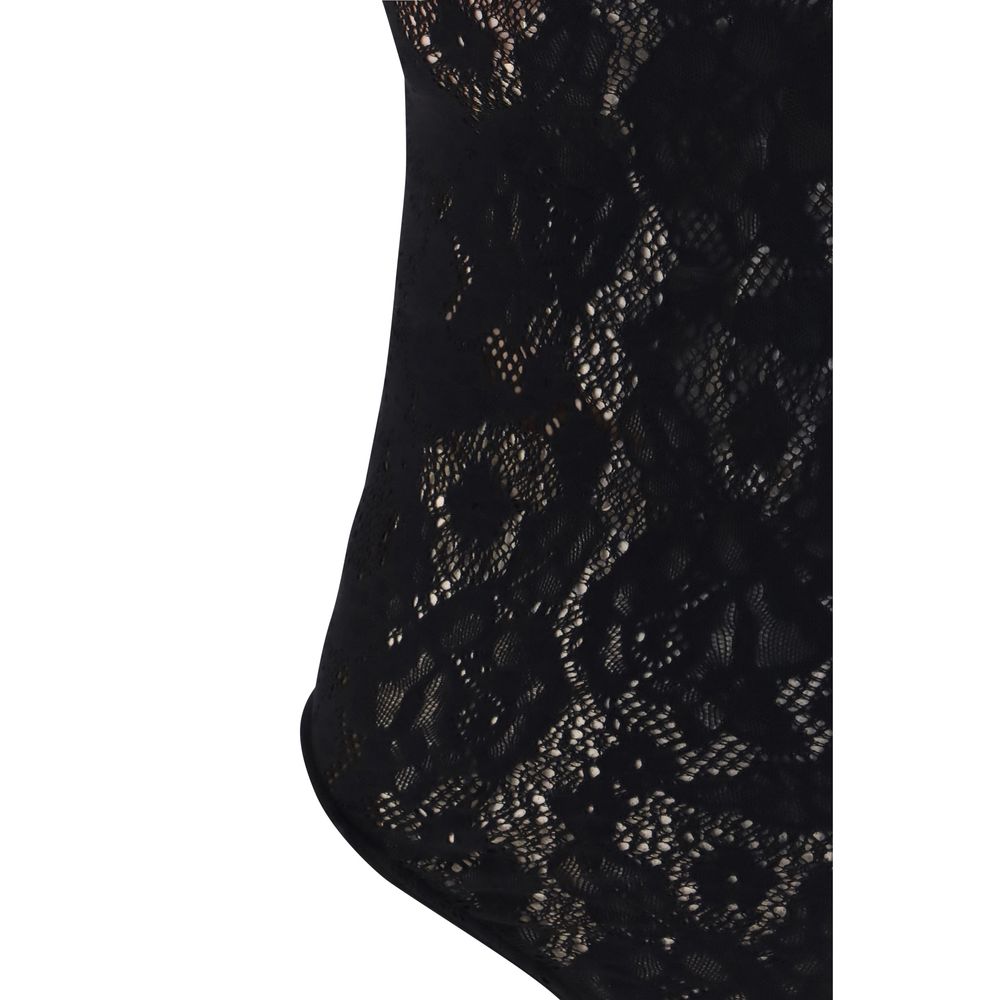 Wolford Black Polyamide Bodysuit | Regal Royce