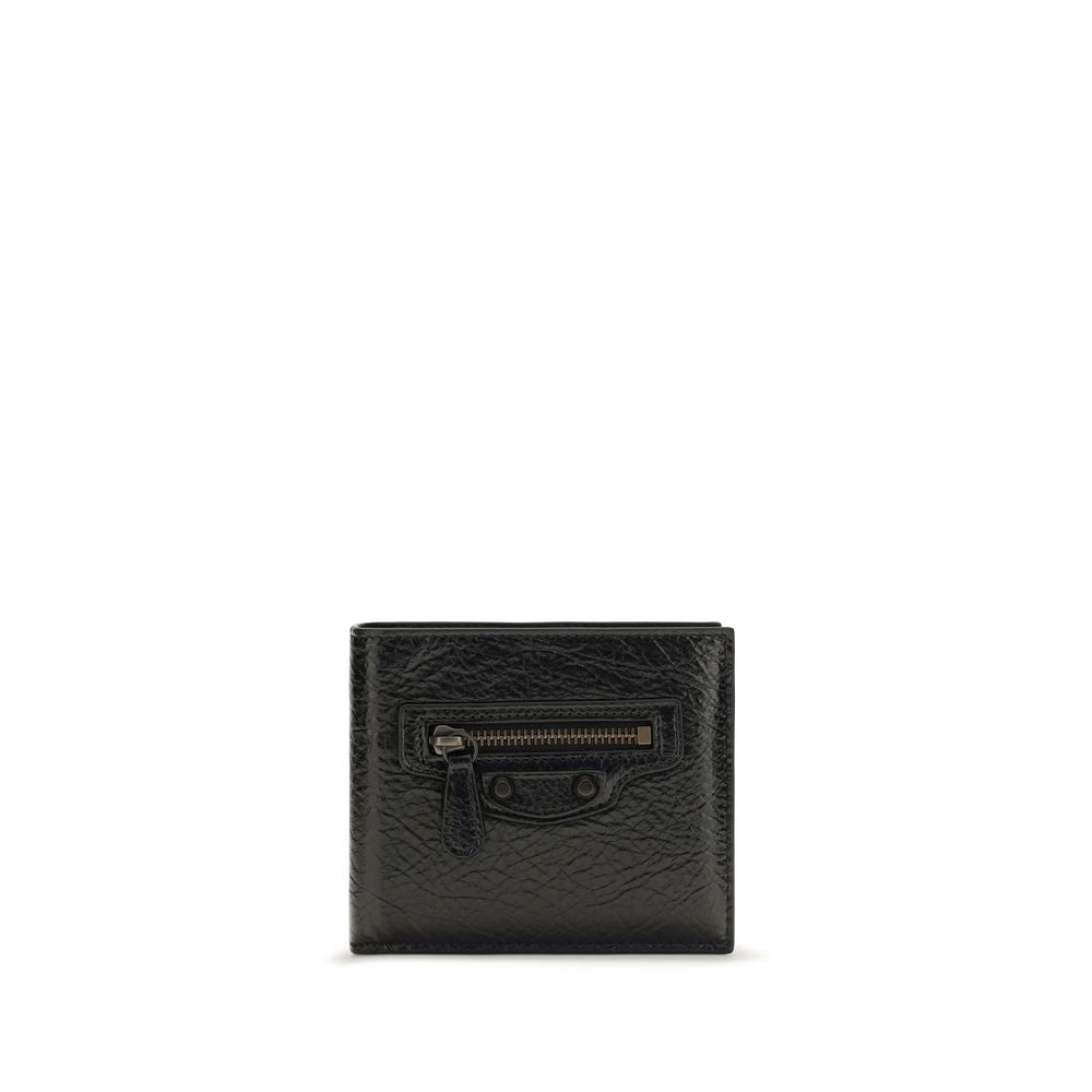 Balenciaga Black Lamb Ovis Aries Aries Wallet | Regal Royce