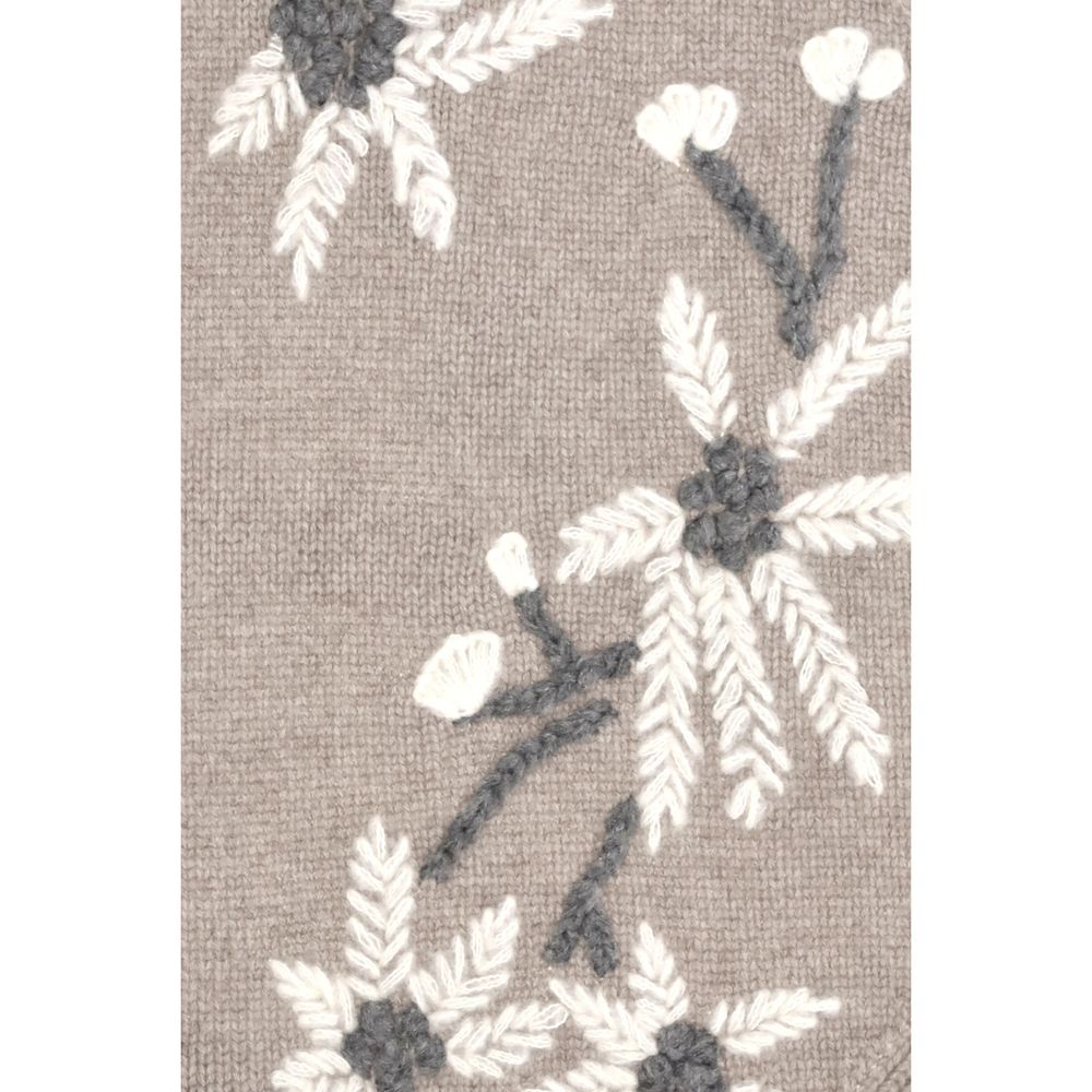 P.A.R.O.S.H. Beige Wool Oves Aries Scarf | Regal Royce