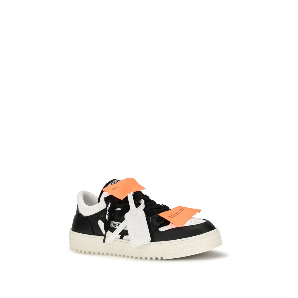 Off-White Multicolor Calf Leather Bos Taurus Low Top Sneakers | Regal Royce