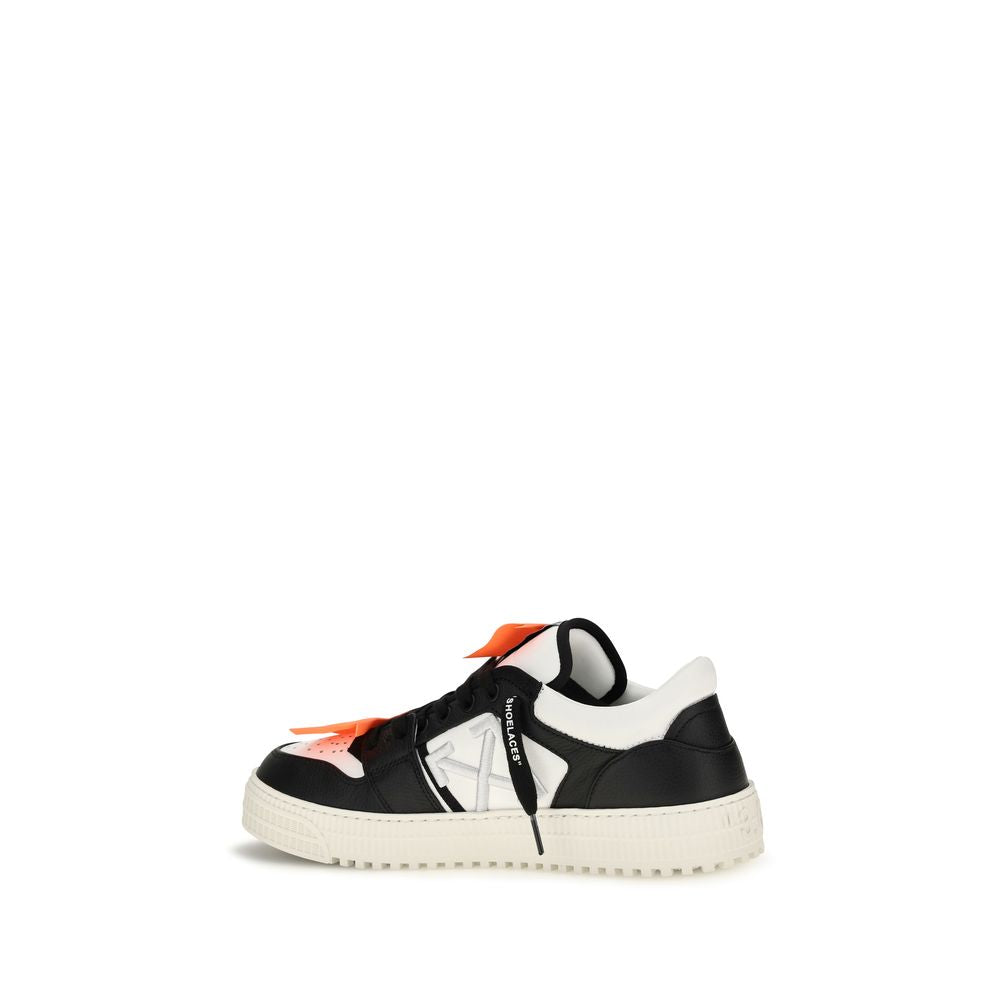 Off-White Multicolor Calf Leather Bos Taurus Low Top Sneakers | Regal Royce