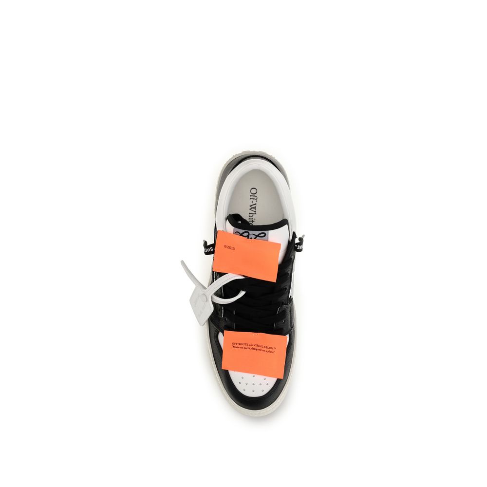 Off-White Multicolor Calf Leather Bos Taurus Low Top Sneakers | Regal Royce