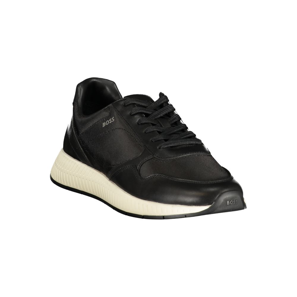 Hugo Boss Black Polyester Men's Sneaker | Regal Royce