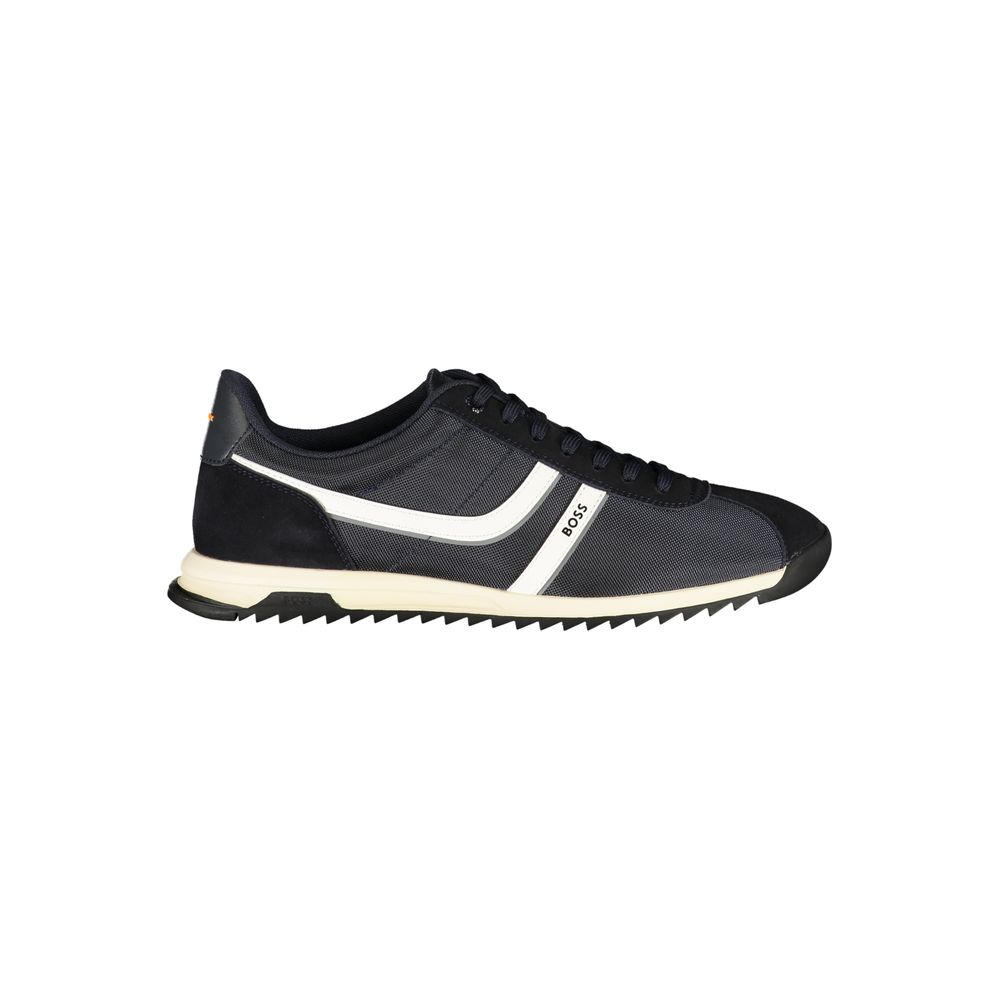 Hugo Boss Blue Polyurethane Men's Sneaker | Regal Royce
