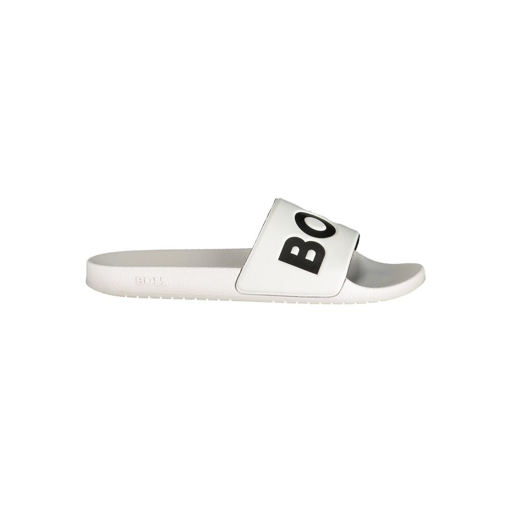 Hugo Boss White Polyurethane Men's Slipper | Regal Royce