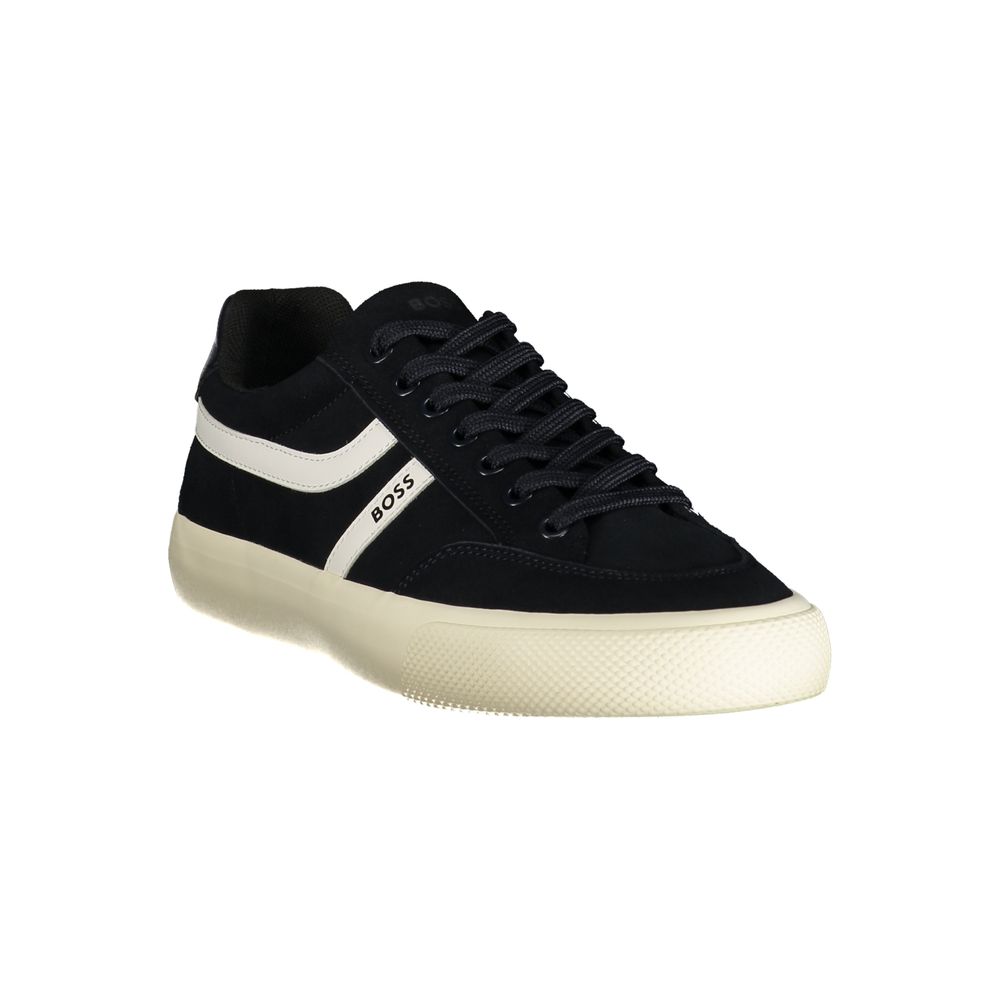Hugo Boss Blue Polyurethane Men's Sneaker | Regal Royce
