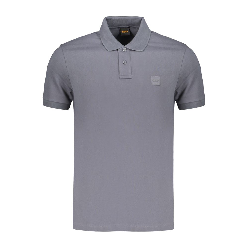 Hugo Boss Blue Cotton Men's Polo Shirt | Regal Royce