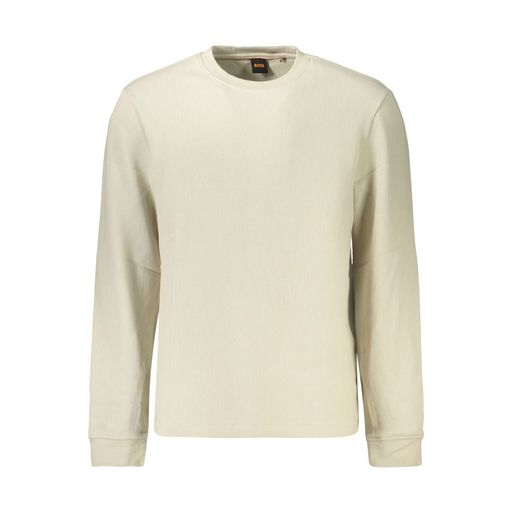 Hugo Boss Beige Cotton Men's Shirt | Regal Royce