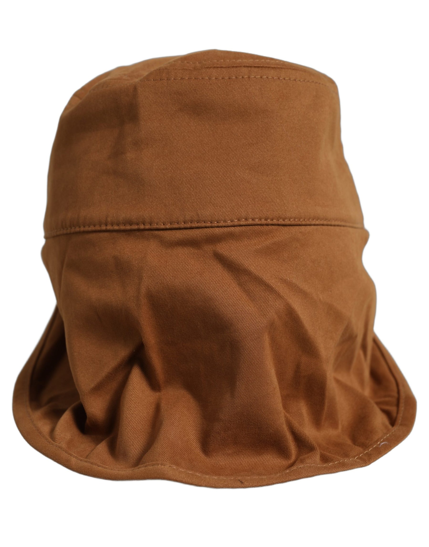 Dolce & Gabbana Men Brown Cotton Double Brim Baseball Cap Hat | Regal Royce