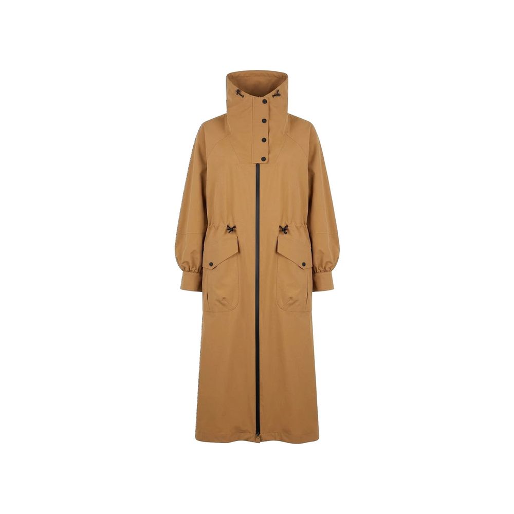Herno Brown Polyester Coat | Regal Royce