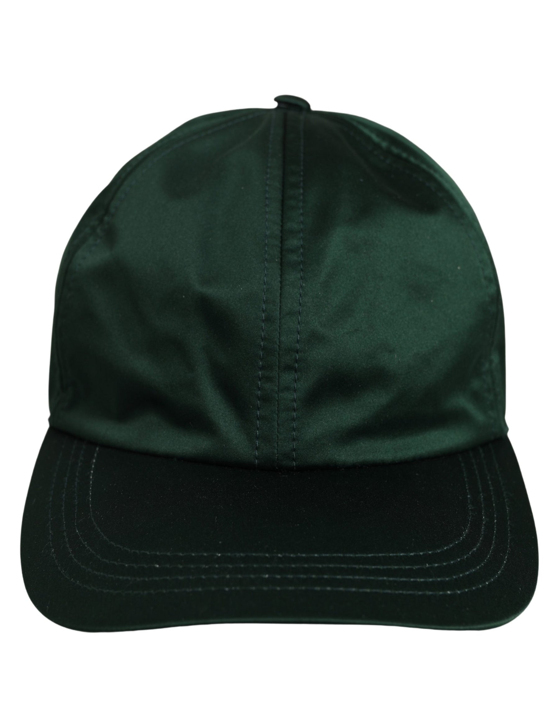 Dolce & Gabbana Men Deep Green Cotton Baseball Cap 6 Panels Hat | Regal Royce