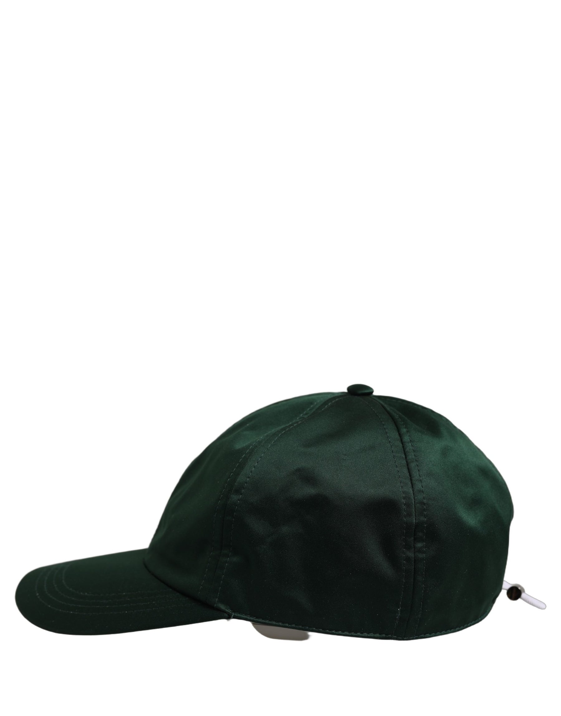 Dolce & Gabbana Men Deep Green Cotton Baseball Cap 6 Panels Hat | Regal Royce